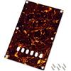 Banworks 4 Ply Strat Backplate 6-Hole Electric Guitar Trem Tremolo Cover per Squier Strat ST JT/HGB-02 di fabbricazione cinese, tartaruga marrone scuro
