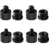 SagaSave Kit di adattatori per microfono, adattatore per asta microfonica, adattatore femmina a maschio, adattatore a vite per treppiede per microfono Boom Camera (confezione da 8)
