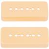Banworks Plastic P90 Pickup Covers per chitarra elettrica P-90 Soapbar Pickup Covers per manico da 50 mm (1-31/32) per chitarra elettrica Epiphone Les Paul LP Confezione da 2 JT/SYQG-07 Crema