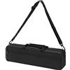 Tiiyee Custodia Rigida per Flauto Traverso, Borsa il Trasporto Della Custodia per Flauto Custodia Leggera per Flauto con Tracolla Regolabile Tasca Esterna Borsa per il trasporto Portatile per 16 Hol