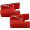 E597 Coppia (2) di puntine Sanyo ST-09 ST09D Sony PSJ20 PSLX56P PSLX46P per piatto giradischi
