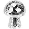 ECHOBUY Decorazione Della Della Discoteca Del Fungo, Glitter Decorative Decoration Palla da Discoteca a Fungo Per Feste Discoteca A Specchio A Forma, per Decorazioni Domestiche,Festa,Bar 15 cm * 12 cm