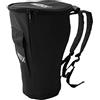 Inzopo Djembe - Custodia per batteria africana, 25,4 cm, colore: Nero
