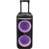 Aiwa KBTUS-480: Altoparlante da festa con ruote Hyperbass e doppia luce RGB da 6,5