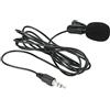 Fcnjsao Microfono Lavalier da 3,5 mm a clip per collare a mani libere per video riunioni condensatore lavalier fermacravatta microfono altoparlante forte