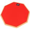 Keepdrum DP-RD12 Drum Practice Pad, cuscinetto di allenamento, rosso, 30,5 cm