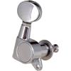 WALFRONT Grover Meccaniche Meccaniche, Lega di Zinco Cromato, Set di 6 Accordatori per Chitarra per Destrimani con Rapporto di Trasmissione 1:15 per Chitarra Elettrica e (6 Giusto)