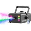 Osusuent Macchina del Fumo da Palco da 1500W, 6 LED RGB e Telecomando Serbatoio da 1L Proiezione del Nebbia da 5M Ciclo Automatico per Feste Halloween Natale Matrimoni Club