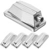 Beavorty Set di 5 Accessori Batteria Acustica in Metallo per Snare Drum, Gancio Artiglio Resistente per Sostituzione Parti Batteria Jazz