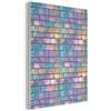 MuchoWow© Quadri Fonoassorbenti 60x80 cm Pannello Fonoassorbente Decorativi Isolamento Acustico Pannelli Acustici Insonorizzazione Stanza Insonorizzanti Bagliore - Colori - Parete - Lucido