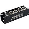 Pronomic NetCore SB-3F Multicore-Stagebox male - Stagebox con 4 prese XLR (female) su presa RJ45 - per la trasmissione di segnali analogici o digitali tramite cavo di rete