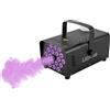 Fyssnn Macchina per nebbia da 500 W con 13 colori effetto luce e telecomando, aggiornata con luci, 18 LED, adatta per feste di compleanno, pub e altri locali di intrattenimento