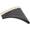LJERFSW Pan Pipes Flauto Di Pan A 18 Canne Con Accordatura A C. Flauto Di Pan Curvo Di Livello Prestazionale Professionale Per Principianti(B,18)