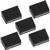 BESPORTBLE 5 Pezzi Cappucci per Fader Mixer in Gomma Nera Design Preciso e Funzionamento Fluido, Accessori Dj per Console Cursore 4mm