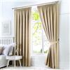 Fusion - Dijon - Cover, Naturale, Curtains: 66 Width x 72 Drop (168 x 183cm)