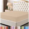 Utopia Bedding Lenzuolo con angoli, lenzuolo inferiore, tasca profonda, in morbida microfibra, resistente al restringimento e allo sbiadimento, facile da pulire, 1 lenzuolo con angoli (beige)