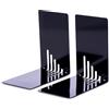 MAUL Buchst tze (H)140 x (T)140 x (B)85 mm, schwarz, 2 Pezzi bv0Z