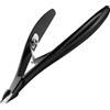 FVION Taglia Cuticole Professionale da 4mm, Tronchesina Forbicine Cuticole in Acciaio Inossidabile Di Manicure e Piedi per Unghie