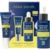 ALMA SECRET Confezione da forziere per viso retinico multi-incapsulato + contorno occhi antirughe idratante notte tutti i tipi di pelle - siero rigenerante rigenerante illuminante vegano ECOCERT COSMOS naturale