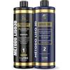 Kerastinni Metodo Liso 3D Kit, trattamento permanente per capelli + shampoo disintossicante da 1000 ml, per tutti i tipi di capelli
