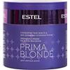 Estel Only Looks Estel Prima Blonde - Maschera per capelli viola per tonalità bionde fredde, 300 ml