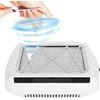 Brrnoo Aspirapolvere Professionale per Unghie, Aspiratore per Unghie da 80 W, Ventola per Aspirapolvere per Unghie, Aspirapolvere per Unghie con Filtro, per Intaglio, Salone di Bellezza(bianco)