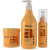 Generico Set Trattamento Riparatore Capelli Ricci: Shampoo 500ml, Maschera 500ml, Crema Ricci 100ml, Curl Memory Tecnology, Per Capelli Ricci e Ondulati