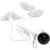 Generico Stimolatore Dei Muscoli Del Viso - Cuscinetti Elettrici Per Massaggiatore Facciale Da 3,54x2,36x1,18 Pollici | Strumento Dimagrante EMS, Massaggiatore Viso Portatile Per Uso Domestico, Viaggi, Cura De