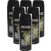 Axe 48 H Non Stop Fresh Deodorant Spray Gold Temptation - 6 x 150 ml