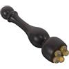 GANAZONO Stick Massaggiatore per Occhi in Legno di Palissandro Multifunzionale Design Ergonomico a Forma di Fiore di Loto, Adatto per Cura del Viso in Viaggio e Ufficio