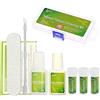 Xiaojikuaipao Kit professionale per la correzione delle unghie dei piedi, soluzione efficace per il trattamento e la riparazione delle unghie incarnite, lima per unghie, colla e spintore inclusi, per la cura della