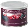 Holiday Depilatori | Cera Depilatoria Liposolubile EXCELLENT Vino 400 ml (Box 6 Barattoli)