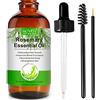 HUNELAER Olio Essenziale di Rosmarino per Capelli Crescita, Rosemary Essential Oil per Capelli Secchi e Danneggiati, Stimolano la Crescita dei Capelli, Nutrono Il Cuoio Capelluto (120 ml (Confezione da 1))