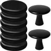 Generic Set di 8 massaggi con pietre calde con 2 massaggiatori a fungo, pietre bianche lucide nere per il rilassamento muscolare, kit completo per massaggi