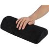 Wakects Cuscino Poggia Mano per Nail Art, Manicure Morbido Spugna Holder, Accessorio Salon per Unghie, Nero
