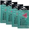 FEI FAN Maschera Per Capelli Monodose HYALUKER Ad Azione Idratante e Rinforzante. Con Acido Ialuronico e Cheratina Vegetale 25ml (4 Unità)