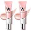 TAOZHIYAO 30g Gomma Pre-Makeup Rughe, Crema Base Primer, Magia W Pore Eraser Viso Pre-Makeup Primer Concealer Fondazione Antirughe (2Pz)