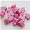 Florex Sapone al latte di pecora, mini cuori, 100 pezzi, sapone di ribes nero, in sacchetto di organza, bomboniera