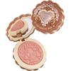 Drqzwp Fard in seta satinato della collezione Sweetie Bear, fard in polvere rosa pesca scintillante per guance Flower Know, trucco viso modulabile e sfumabile, morbido e a lunga tenuta (Garden Picnic)