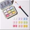 Generico Creamy Colorful Nail Polish Set,Versatile Summer Colors Nine-Square Grid Solid Gel Glue Nail Polish,Long Lasting Solid Palette,For Women&Girls&Friend Diy Home (A#1, Pack of 1)