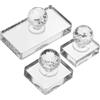 Mikinona Strumento la Pressatura Cosmetica 3 Pezzi in Plastica Effetto Pressatura Fine per Prodotti Make Up Ombretto e Blush Fai da Te
