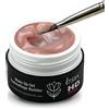 Beauty Space Nails - Gel Cover costruttore alta densità, tissotropico modellante per ricostruzione unghie. Tonalità coprenti naturali (15ml, COVER ROSE)