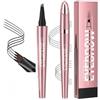 Hardware Tribe 3D Matita Sopracciglia 4 Lame Waterproof,Trucco Naturale di lunga Durata Fine Stroke Matita Sopracciglio,Penna Sopracciglia 4 Punte Impermeabile,Crea facilmente sopracciglia naturali per le donne.