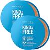 Rimmel London Kind&Free Cipria Compatta ad Effetto Opaco Radioso Formula Vegan Cruelty-Free Azione Idratante a Lunga Tenuta con Aloe Vera e Tapioca Senza Talco Colore 040 Tan - 2 Ciprie