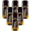 Malizia Uomo Profumo d'Intesa Deodorante Spray 150 ml - Eau de Toilette Maschile, Fragranza Intensa e Duratura, Freschezza per Tutto il Giorno (Amber 6 Unità)