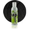 Pop Italy Color Up Tinta Professionale per Capelli in Gel Senza Ammoniaca - 150 ml (1/0 Nero)