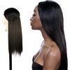 Ser Mulher Brianna Extension con Clip - capelli lisci, lunghi- 1 Tessitura con 4 Clip (2 Natural Black, 45cm)