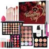 Générique Set di trucco romantico per San - Collezione completa di regali cosmetici a lunga durata per donne, kit professionale di rossetto, mascara, ombretto per lei