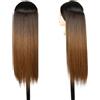 Ser Mulher Brianna Extension con Clip - capelli lisci, lunghi- 1 Tessitura con 4 Clip da 60cm (Brown Degradee, 60cm)