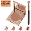 LOKORI Correttore contorno occhi in argilla colorata, Correttore colore for occhiaie, Nascondi e illumina le occhiaie, Correttore idratante sotto gli occhi for donna, con pennello(Medium-Tan Peach)
